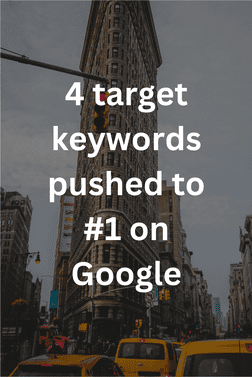 4_targets_keywords_pushed_to_1_on_Google_3_optimized