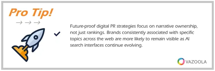 PRO TIP Future-proof digital PR strategies focus on narrative ownership