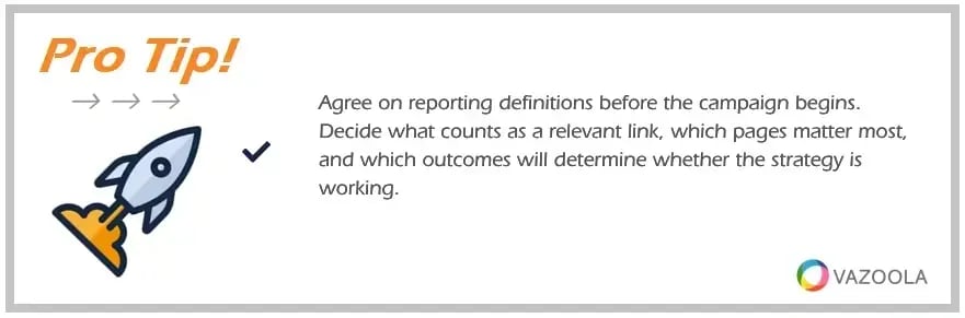 PRO TIP Agree on reporting definitions before the campaign begins (1)