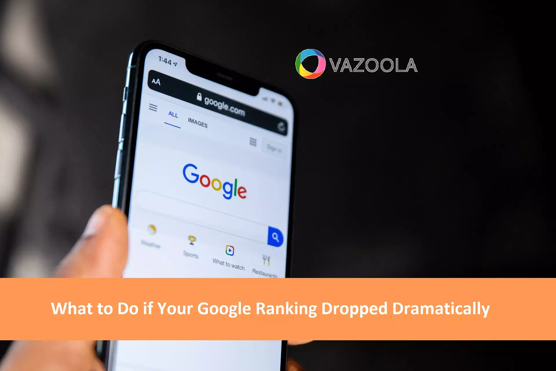 What To Do if Your Google Ranking Dropped Dramatically